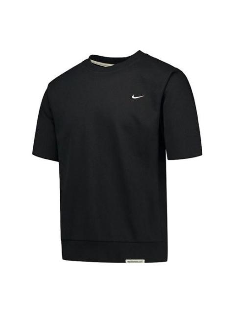 Nike Dri-fit Standard Issue Round Neck Pullover Sports Short Sleeve Black CV1940-010