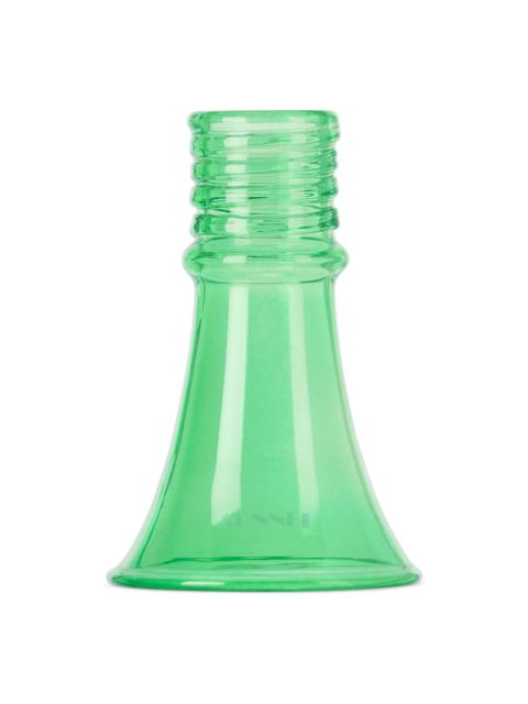 Green Frizzante Candleholder