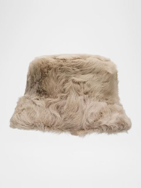 Capretta Fur Bucket Hat