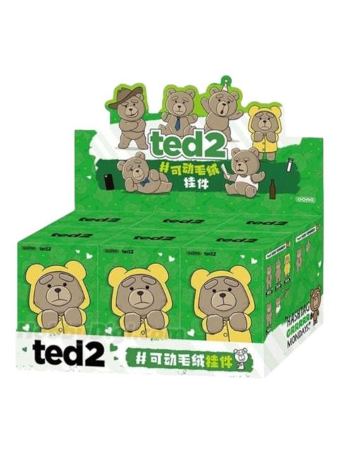 Pop Mart Ted2 Teddy Bear Action Plush Pendant Sealed Case (6 Blind Boxes) PPMT-2503-0035