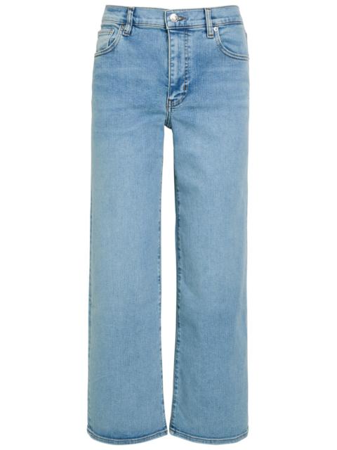 Frame The Mellow Wide-leg Cropped Jeans