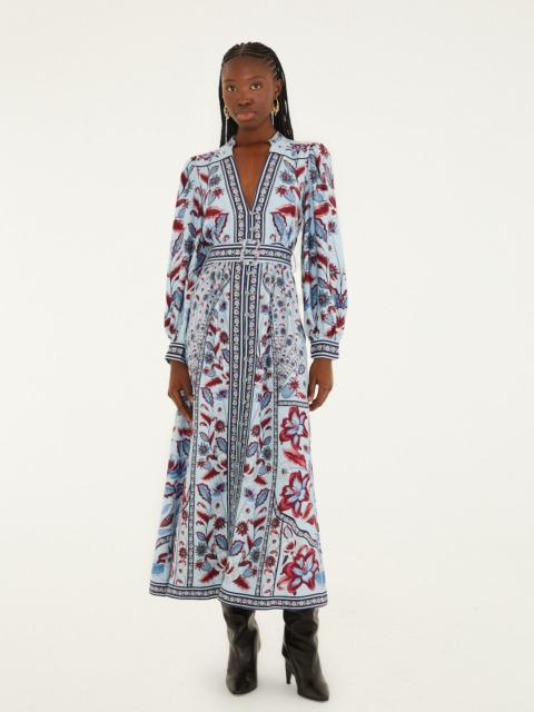 Soft Blue Marcelle Maxi Dress