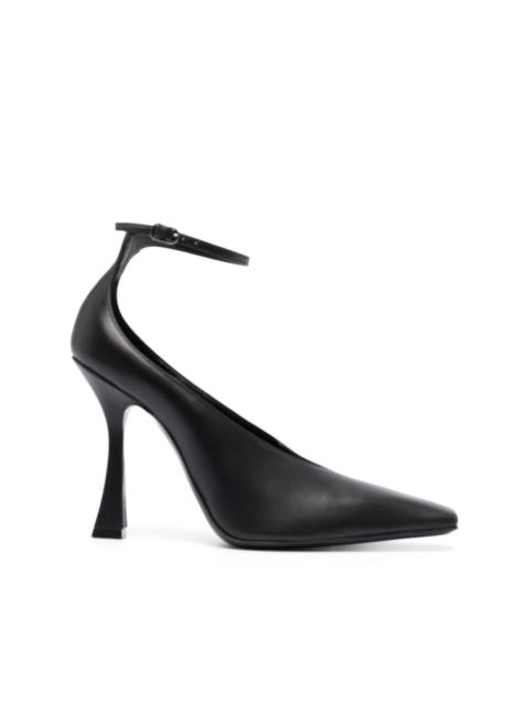 Geraldine 110mm square-toe pumps