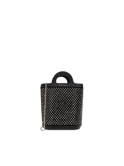 crystal-embellished tote bag