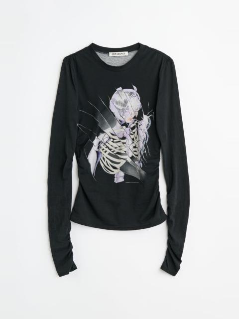 Strain Slim Longsleeve Cybernetic Angel Print