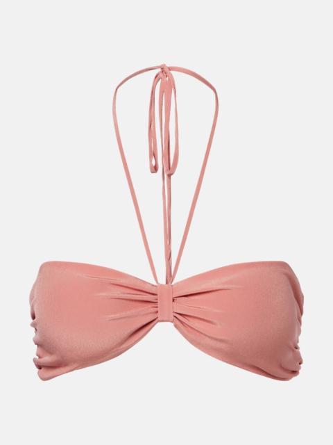 Halterneck bikini top
