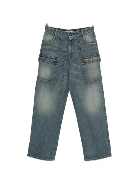 Miu Miu Blue Cargo Jeans