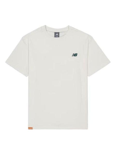 New Balance Athletics Back Print T-shirt 'White' AMT42323-CIC