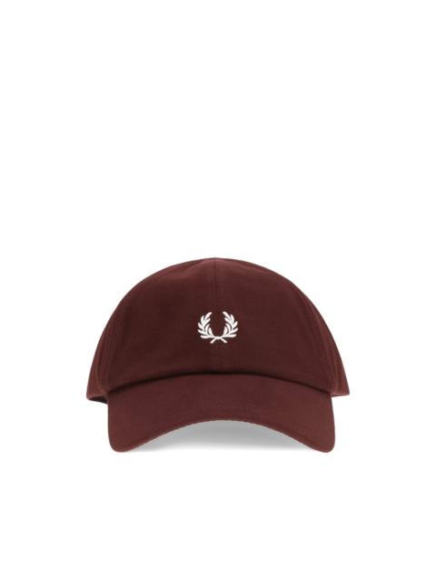 logo-embroidered cap