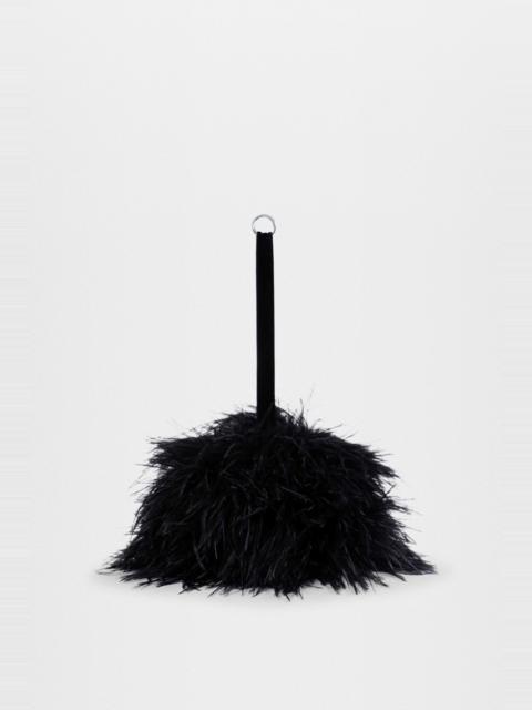 Iza Clutch with Feathers