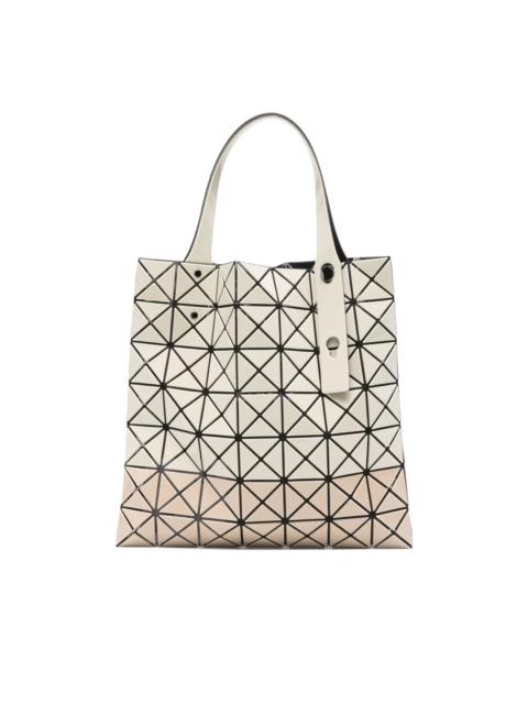 geometric panelled tote bag