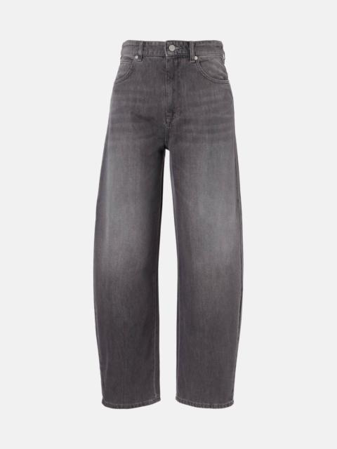 Allegra barrel-leg jeans
