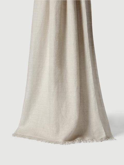 Cashmere and silk scarf