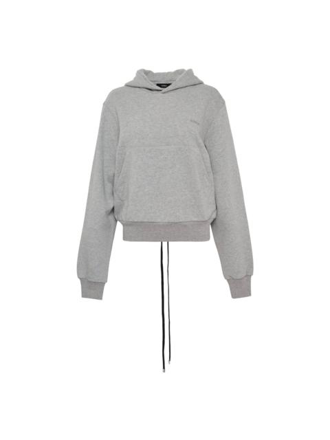 Back Lace-Up Hoodie