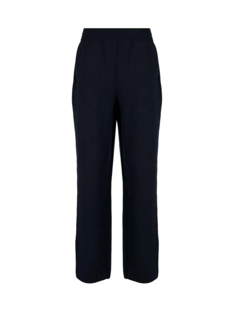 STRAIGHT-LEG WOOL-BLEND TRACK PANTS