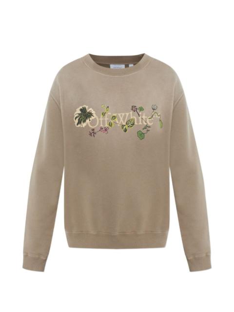 logo-embellishment sweatshirt
