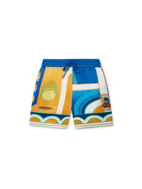 Paysage Silk Shorts | Casablanca Paris