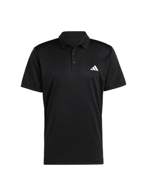 adidas Tennis Fab Polo Shirt 'Black' HR8730