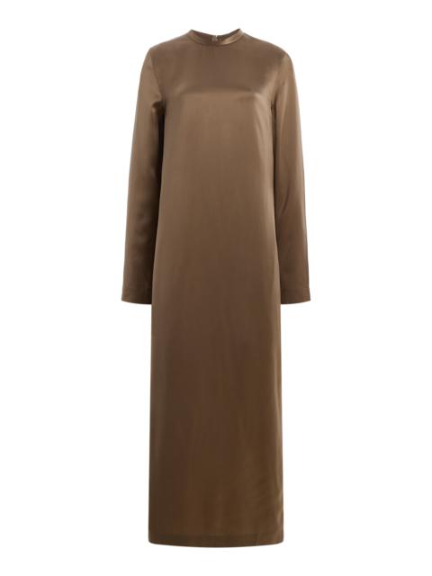 Satin Maxi Dress neutral