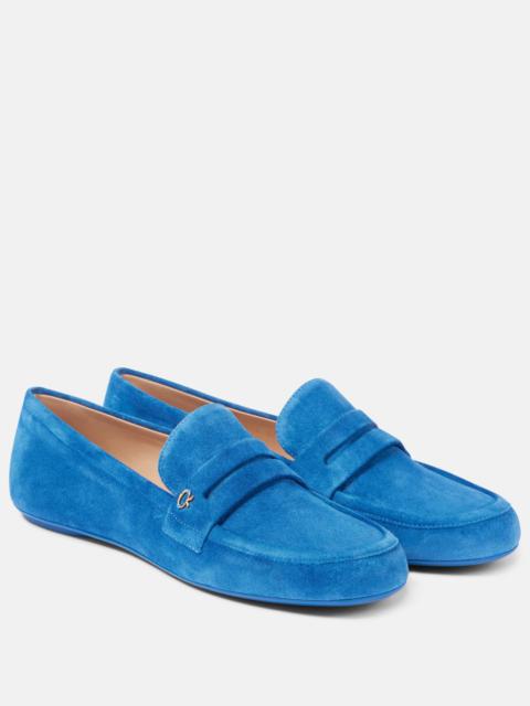 Suede loafers