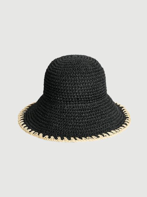 STRAWILLA HAT BLACK
