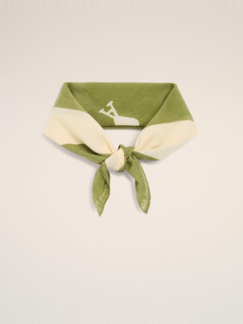 GREEN COTTON AMI DE COEUR PRINTED SCARF