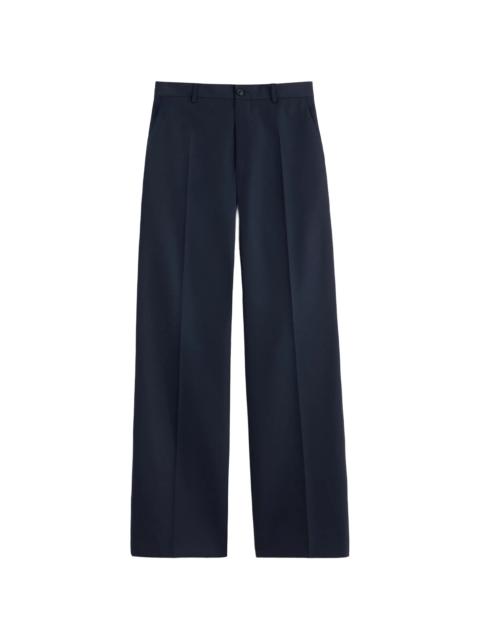 Maison Margiela Pleated Wool Tailored Trousers