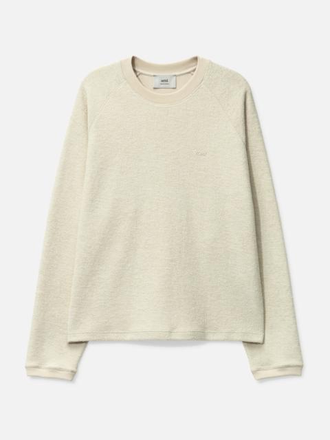 RAGLAN SLEEVED CREWNECK SWEATSHIRT