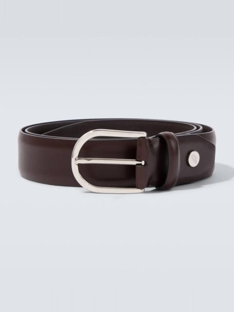 Leather belt