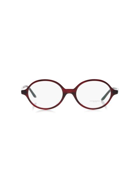x Oliver Peoples 2000RX Round-Frame Acetate Glasses black