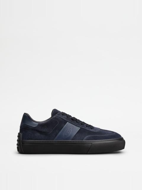 TOD'S SNEAKERS IN SUEDE - BLUE