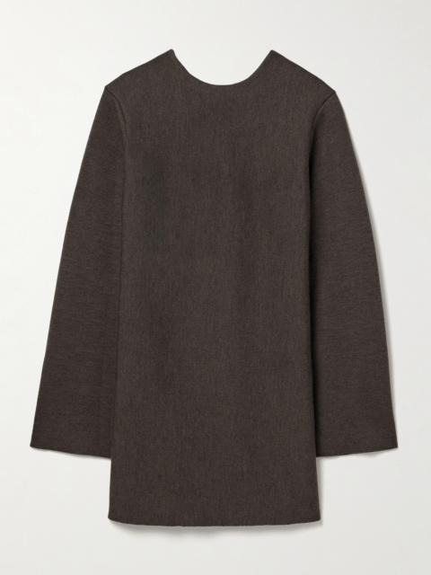 Elle Wool-blend Mini Dress