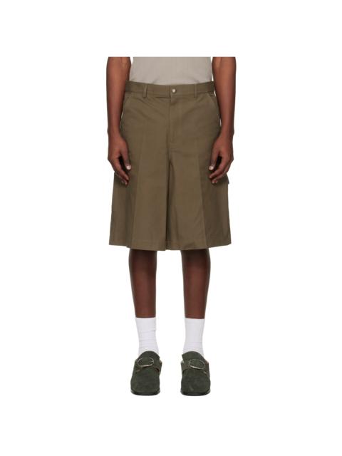 Khaki Canvas Shorts