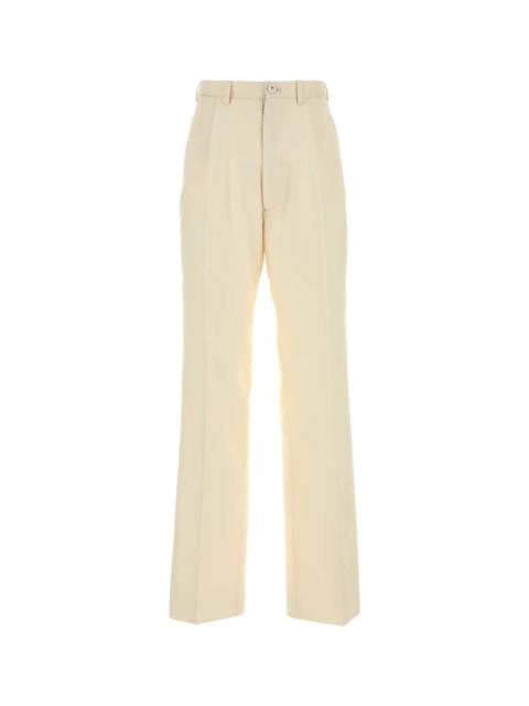 Cream Mohair Blend Pant