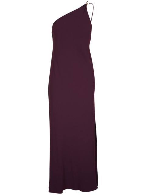 one-shoulder maxi dress