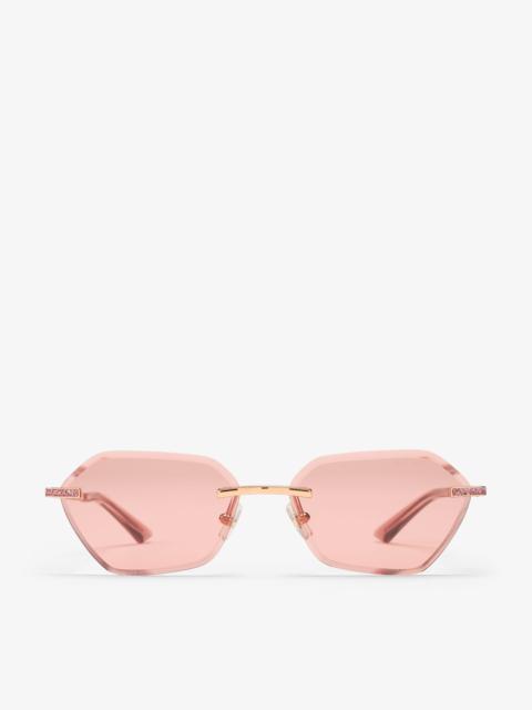 Abby
Pink Geometric Silhouette Sunglasses