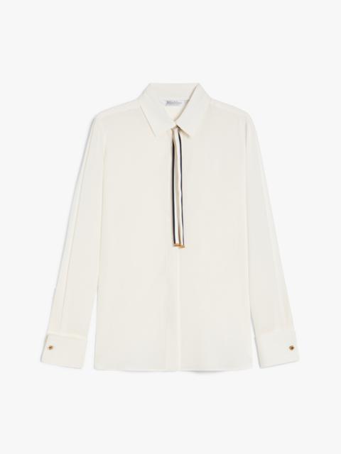 APOLLO Silk shirt with bow tie