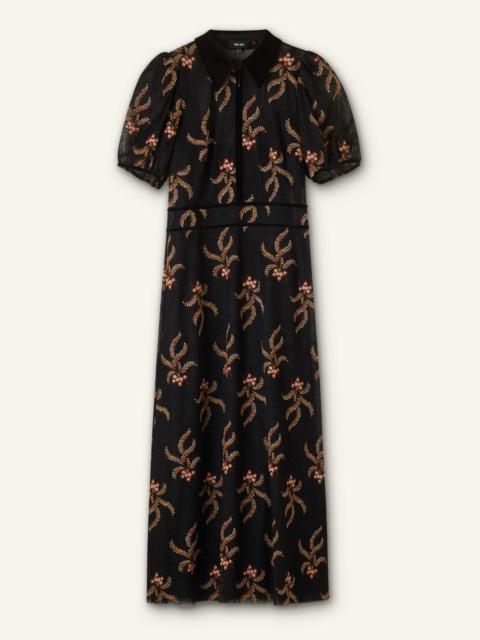 Embroidered Maxi Dress