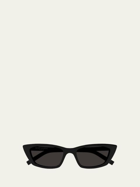 Sleek Acetate Cat-Eye Sunglasses