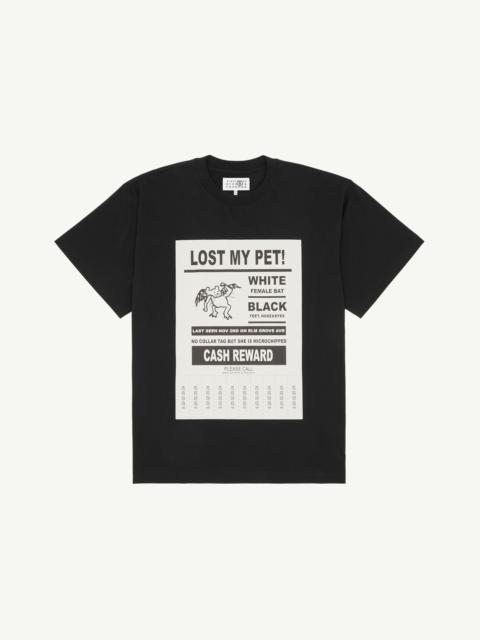Lost pet graphic t-shirt