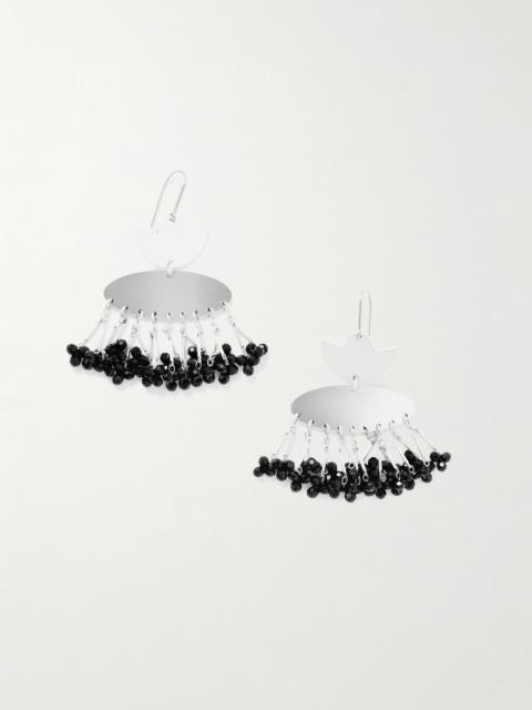 Nora Silver-tone Beaded Earrings