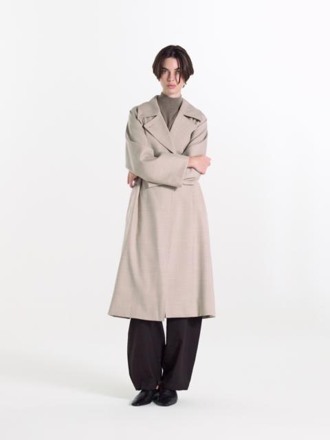 Laggan Belted Wool Gabardine Trench Coat