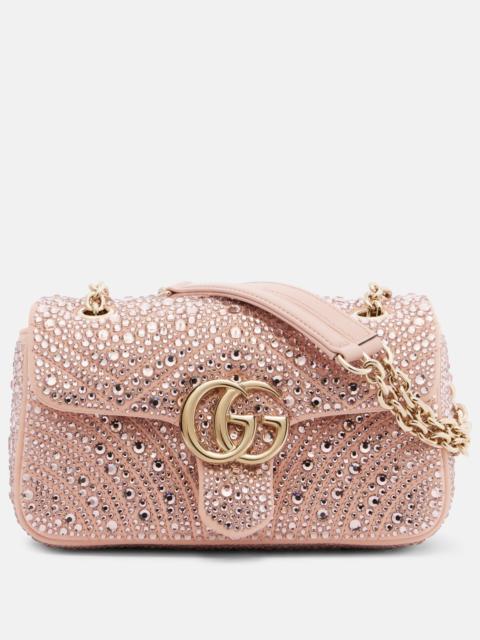 GG Marmont Small leather shoulder bag