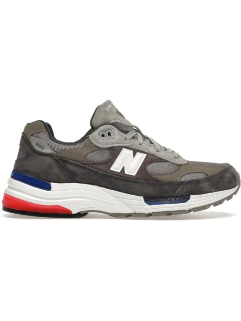 New Balance 992 Grey Blue Red