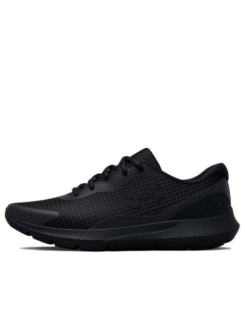 (WMNS) Under Armour Surge 3 'Triple Black' 3024894-002