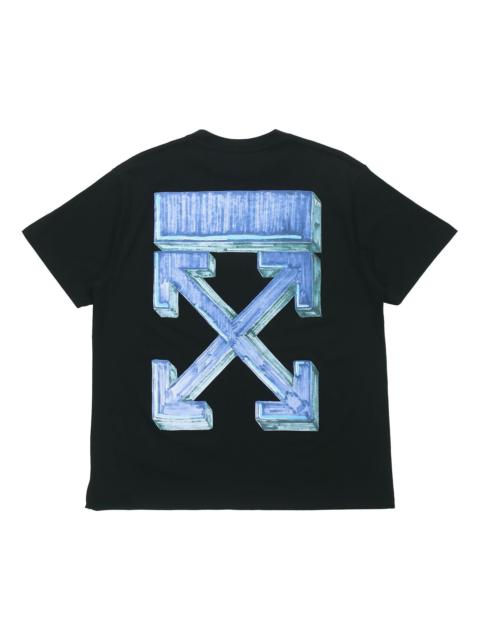 Off-White Fw20 Maker Arrows Print Short Sleeve Round Neck OMAA038E20JER0021045