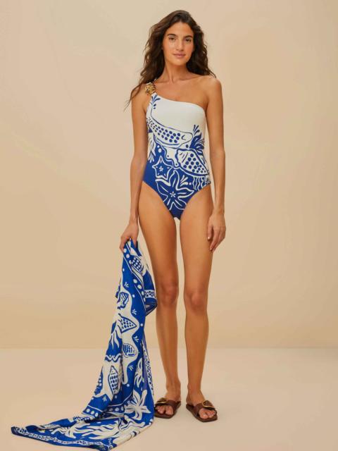 Off-White Ocean Scarf Sarong