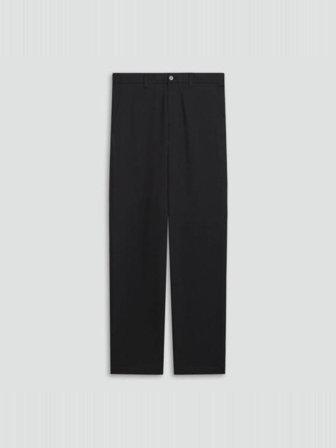 Straight Trouser in Knit Twill