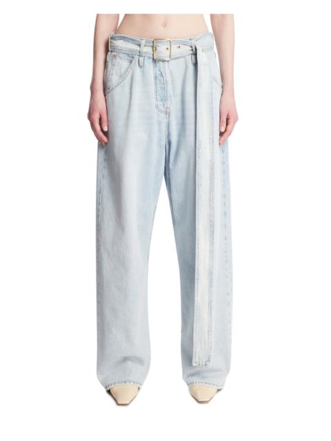 Light Blue Dalila Belted Jeans