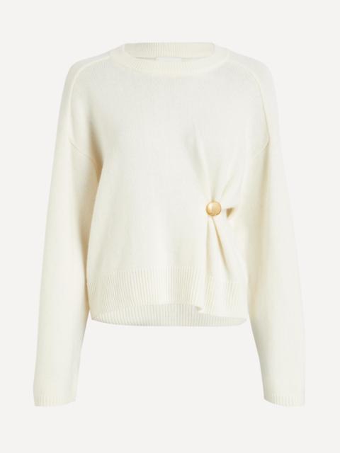 Bill Metal Ornament Cashmere Jumper